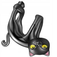 Charms Kot Zawieszka Charms Czarny Kot Charms Trusky