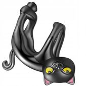 Charms Kot Zawieszka Charms Czarny Kot Charms Trusky