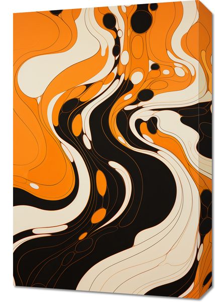 Obraz 40x60cm Tańczący Atrament zdjęcie 1