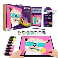 Zestaw Kreatywny Malowanie Po Numerach ”Lama” 29*29 Cm, 20030 Art.20030