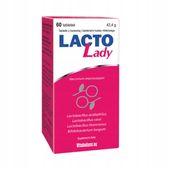 LACTO LADY, żurawina, bakterie kwasu mlekowego - 60 tabletek