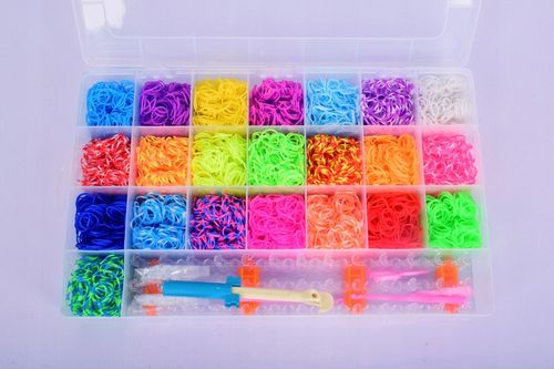 GUMKI DO ROBIENIA BRANSOLETEK DUŻY ZESTAW 6800 ELEMENTÓW XXL DLA DZIECKA HQ na Arena.pl