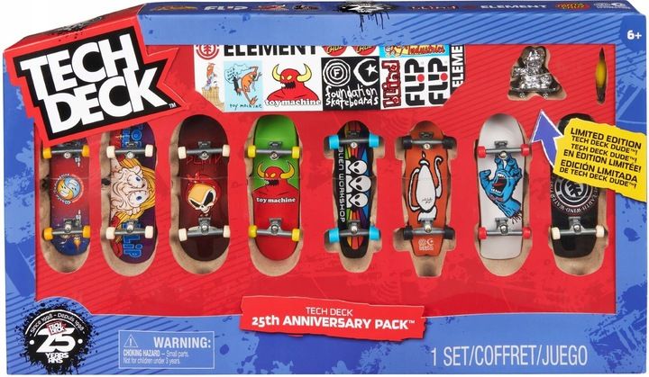 TECH DECK 8 DESKOROLEK FINGERBOARD ZESTAW FLIP ELEMENT BLIND TOY zdjęcie 7