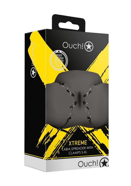 Labia Spreader with Clamps - Black zdjęcie 3