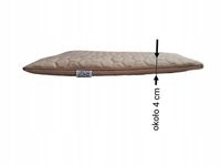 WODOODPORNA PIKOWANA PODUSZKA OGRODOWA PŁASKA MIÓD- HEKSAGON 60x60 beżowa