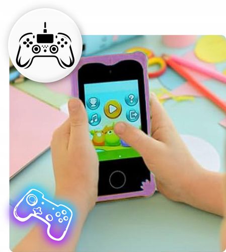 TELEFON DLA DZIECI SMARTFON ZABAWKOWY aparat kamera gry ZABAWKI DLA DZIECI na Arena.pl