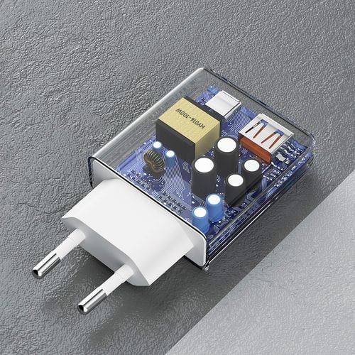 ładowarka sieciowa gan a30eul 30w usb-a usb-c - biała na Arena.pl