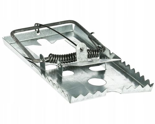 SILNA METALOWA KLASYCZNA PUŁAPKA ŁAPKA NA MYSZY SZCZURY SKUTECZNA (3 na Arena.pl