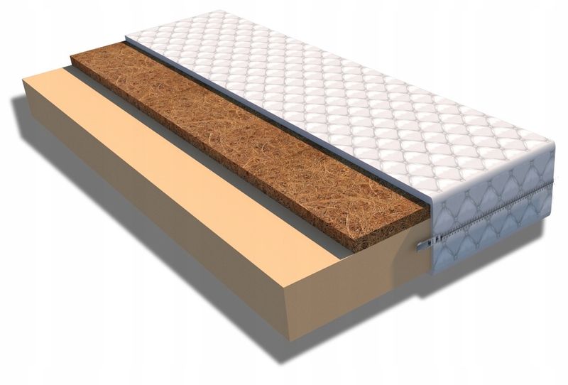 MATERAC DLA DZIECI PIANKA KOKOS 180x80x10 cm ATEST zdjęcie 1