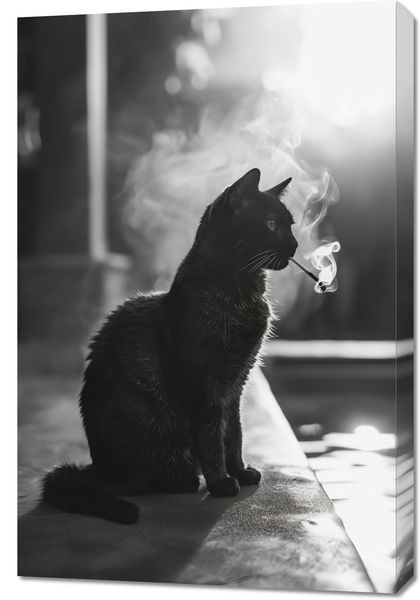 Obraz 60x90cm Kocia Przerwa zdjęcie 1