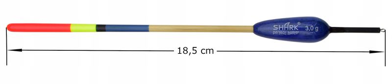 Spławik Przelotowy z BALSY SHARK Perfekt Hunter 3,0 g / 18,5 cm zdjęcie 2