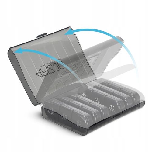 ORGANIZER NA LEKI KASETKA PUDEŁKO POJEMNIK 7 DNI TYGODNIA PORY DNIA na Arena.pl