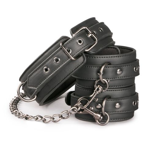 Kajdanki-Leather Collar With Anklecuff na Arena.pl