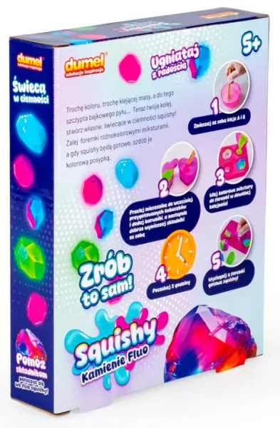 Squishy. Kamienie Fluo zdjęcie 3