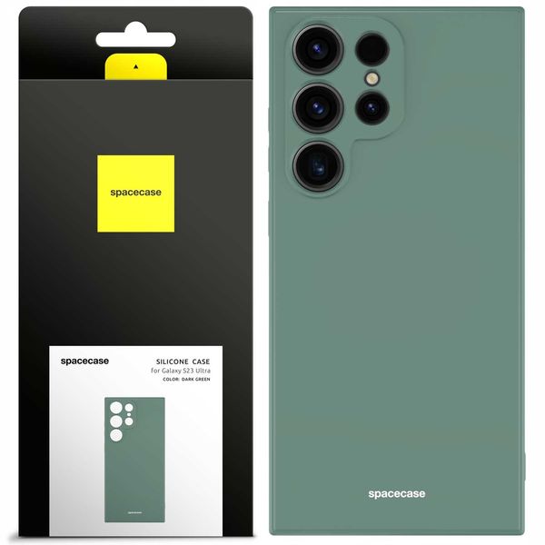 Spacecase Silicone Case Galaxy S23 Ultra Dark Gree zdjęcie 1