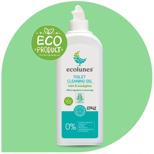 ECOLUNES ŻEL DO CZYSZCZENIE WC TOALET O ZAPACHU MIĘTY I EUKALIPTUSA 500 ML na Arena.pl