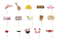 Rekwizyty do zdjęć hawajskie Summer Party, 15 szt.