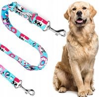 SMYCZ REGULOWANA dla Psa DŁUGA PRZEPINANA TRENINGOWA WE WZORY MOCNA