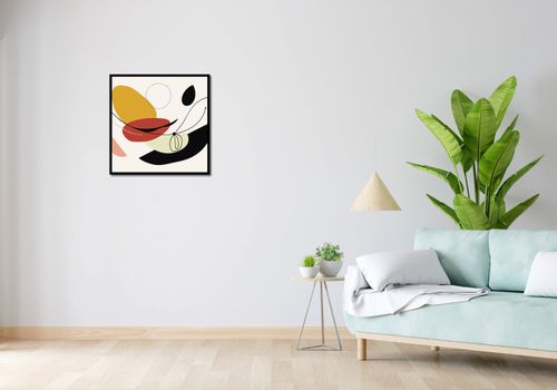 Plakat 60x60cm Geometryczna Krzywizna na Arena.pl