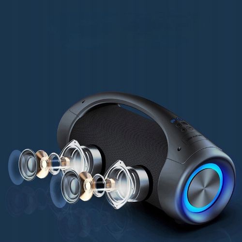 WODOSZCZELNY GŁOŚNIK BLUETOOTH LED AKAI ABTS-55 na Arena.pl