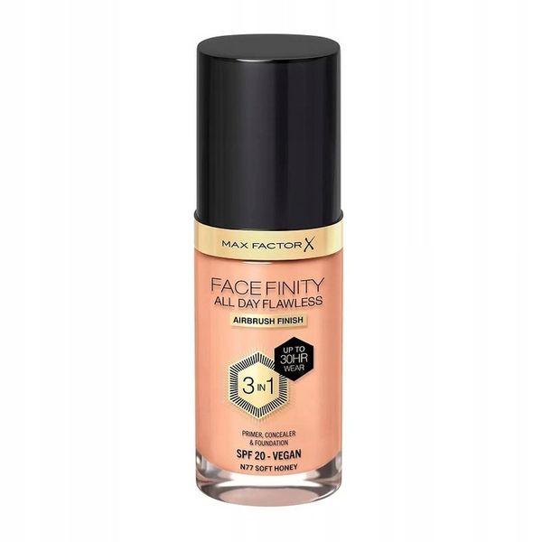 MAX FACTOR PODKŁAD FACEFINITY 3W1 77 SOFT HONEY zdjęcie 1