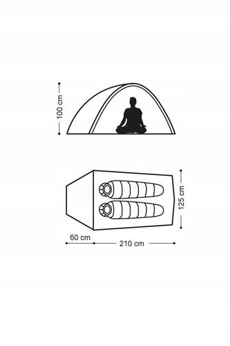 Namiot turystyczny Cloud Up 2 20D Updated NH17T001 2os. na Arena.pl
