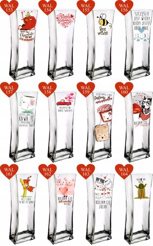 Elegancki wazon nadruk Walentynki Dzień Kobiet na Arena.pl