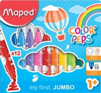 flamastry trójkątne colorpeps 12kol maxi 846020