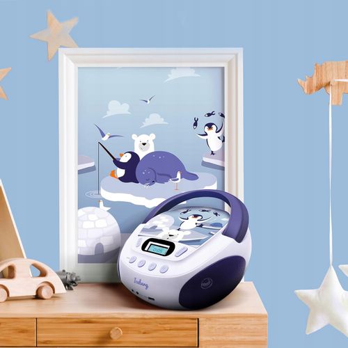 ODTWARZACZ CD MP3 Metronic Mooov Iceberg 477179 DLA DZIECI Z PORTEM USB na Arena.pl