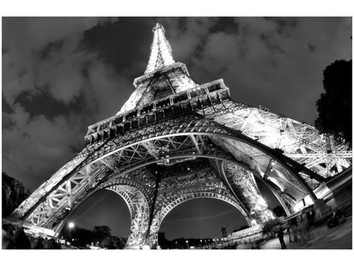 120CM 80CM OBRAZ ŚCIENNY WIDOK NOCNY WIEŻY EIFFLA na Arena.pl