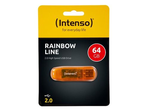 PENDRIVE INTENSO 64GB RAINBOW LINE ORANGE na Arena.pl