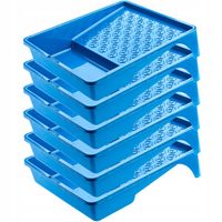 KUWETA MALARSKA DUŻA DO WAŁKA FARBY ZESTAW X 6SZT