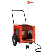 Przyczepka rowerowa dla zwierząt, tkanina Oxford i żelazo