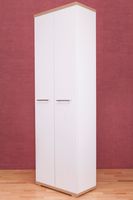 Szafka na buty CATRINA DĄB SONOMA / BIAŁA - szafa z półkami