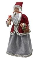 PANI MIKOŁAJOWA FIGURKA ŚWIĄTECZNA DEKORACYJNA OKAZAŁA DUŻA 81CM