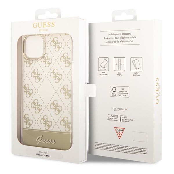 Etui Guess do iPhone 15 Plus, iPhone 14 Plus, Złoty zdjęcie 8