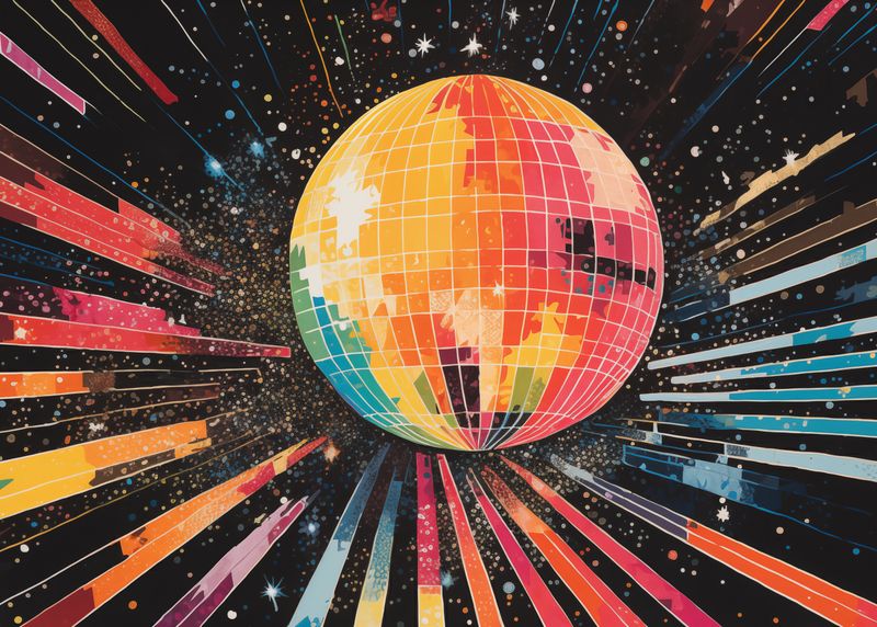 Plakat 35x25cm Disco Gra! zdjęcie 1