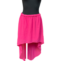 Spódnica Midi Lekka Wygodna Rozkloszowana Różowy L Stylowa na Lato