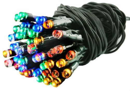 Lampki 40 LED solarne - multicolor na Arena.pl