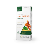 Medica Herbs Kurkumina 98% + piperyna 60 kapsułek
