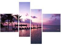 OBRAZ MAGICZNY ZACHÓD SŁOŃCA MALEDIWACH