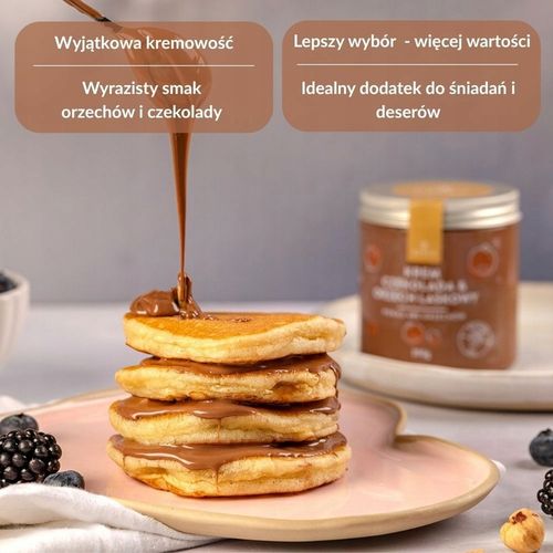 Krem czekoladowo orzechowy 200g DESEO 41% ORZECH LASKOWY MASŁO ORZECHOWE na Arena.pl