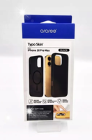 Etui ARAREE Typo Skin M do iPhone 16 Pro Max Czarny