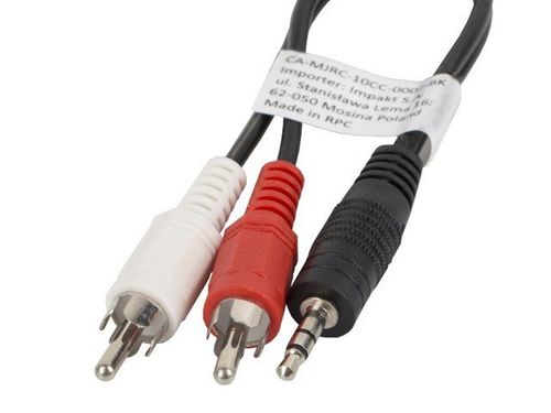 Kabel Minijack - 2x Chinch M/M 20cm na Arena.pl