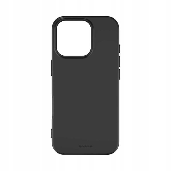 Spacecase Silicone Case Iphone 16 Pro Black zdjęcie 3
