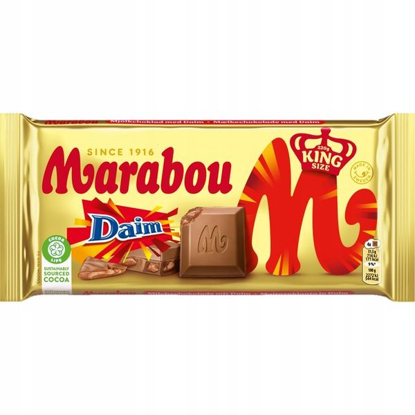 Marabou czekolada mleczna & Daim 220 g zdjęcie 1