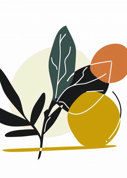 Plakat 25x35cm Elegancka Flora zdjęcie 1