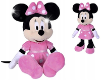 MASKOTKA PLUSZOWA MINNIE MOUSE W RÓŻOWEJ SUKIENCE 70 CM - DUŻY PLUSZAK