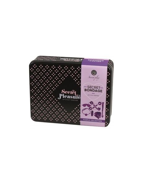Secret Bondage - Set 8 Pcs Purple & Black zdjęcie 1