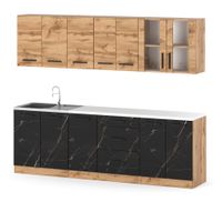 Kuchnia Nowoczesna Modułowa Z Blatem 2.6m Pojemna Wotan Wotan San Sebastian